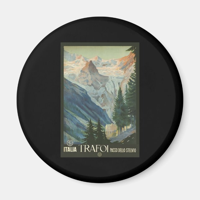 Trafoi Passo dello Stelvio Magnet (Framsidan)