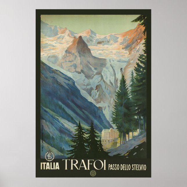 Trafoi Passo dello Stelvio Poster (Framsidan)