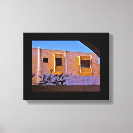 Träfönsterhöljen Canvastryck