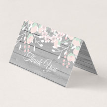 Träfoto av Rustic grått-trä, uppfällt tackkort