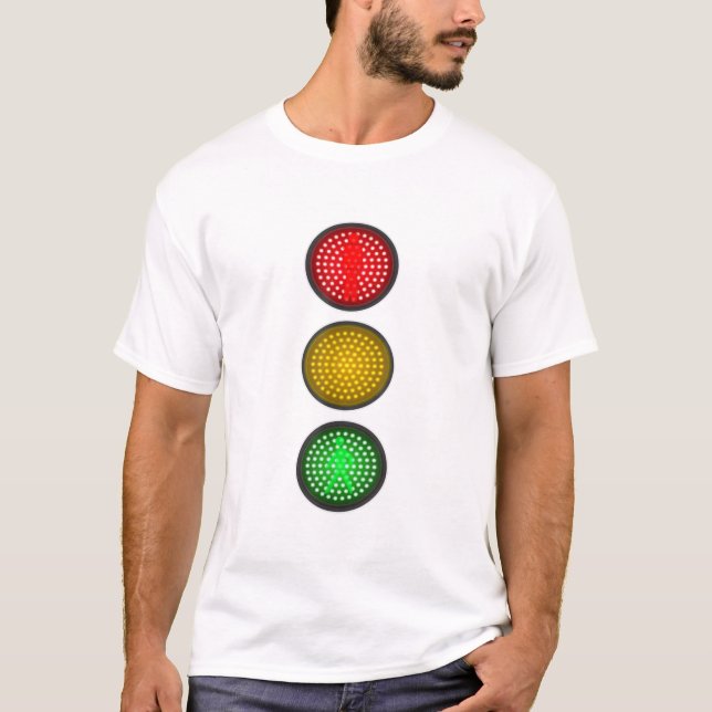 Trafsignal Light Halloween Group Costume Idea T Shirt (Framsida)