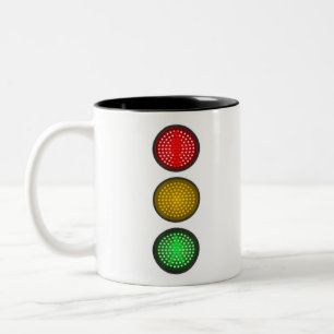 Trafsignal Light Halloween Group Costume Idea Två-Tonad Mugg