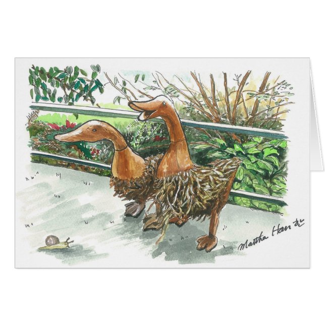 Trägäss Hälsningskort (Framsidan Horizontal)