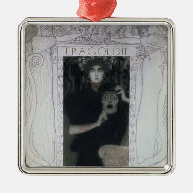 Tragedi 1897 julgransprydnad metall (Framsidan)