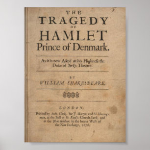 Tragedin av Hamlet Poster