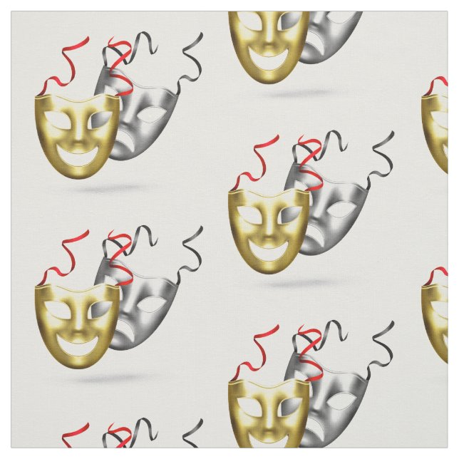 Tragedin i guld silver, komedatakern tyg (Provkarta)