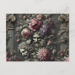 Tragedy Chorus - Gothic Victorian Helg Vykort