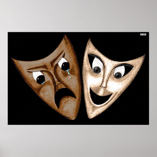 Tragedy & Comedy Poster (Framsidan)