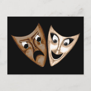Tragedy & Comedy Vykort