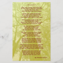 Tragedy Flyer