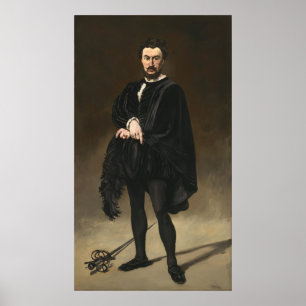 Tragic Actor - Edouard Manet Fine Art Poster