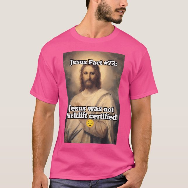 Tragic Jesus Facts T Shirt (Framsida)
