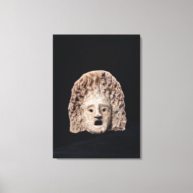 Tragic mask canvastryck (Framsida)