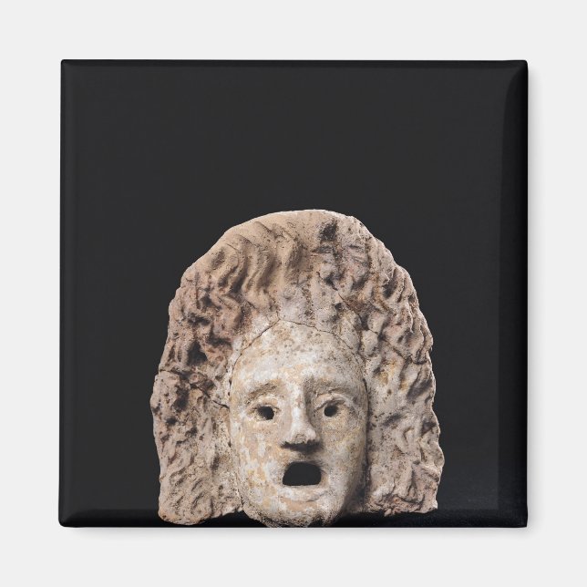 Tragic mask magnet (Framsidan)