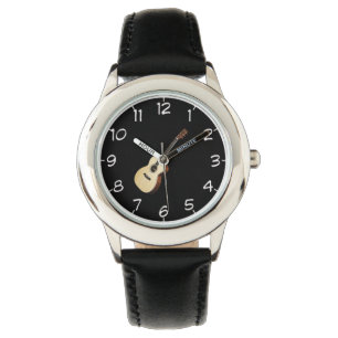 "Trägitarr" designarmbandsur Armbandsur