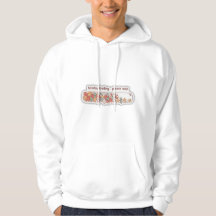 Trägt Högtidsladdande Jul Förloppsindikator Hoodie