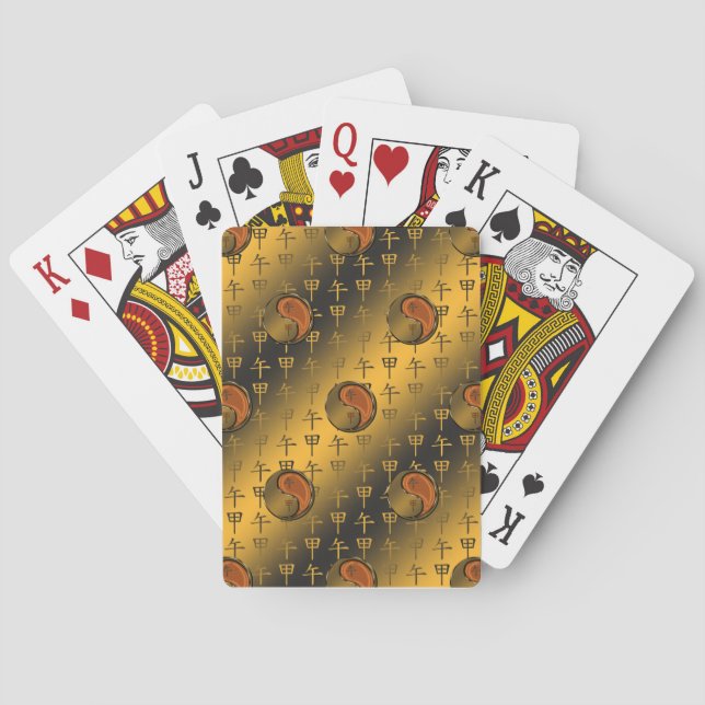 Trähäst Casinokort (Baksidan)
