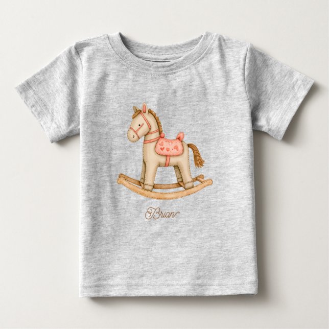 Trähäst T Shirt (Framsida)