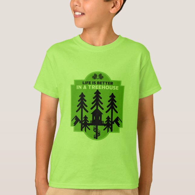Trähusliv T Shirt (Framsida)