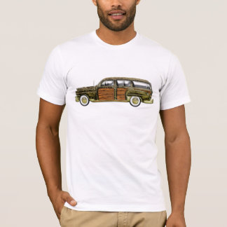Träig herrgårdsvagn för klassiker tee shirt
