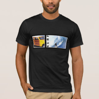 Träig retro surfakonst t-shirt