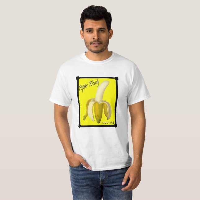 Träig rolig tröjaPoppa Tee Shirt (Hel framsida)