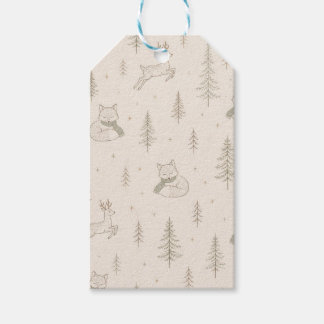 Träiga Vänner Julpresentkort Presentetikett