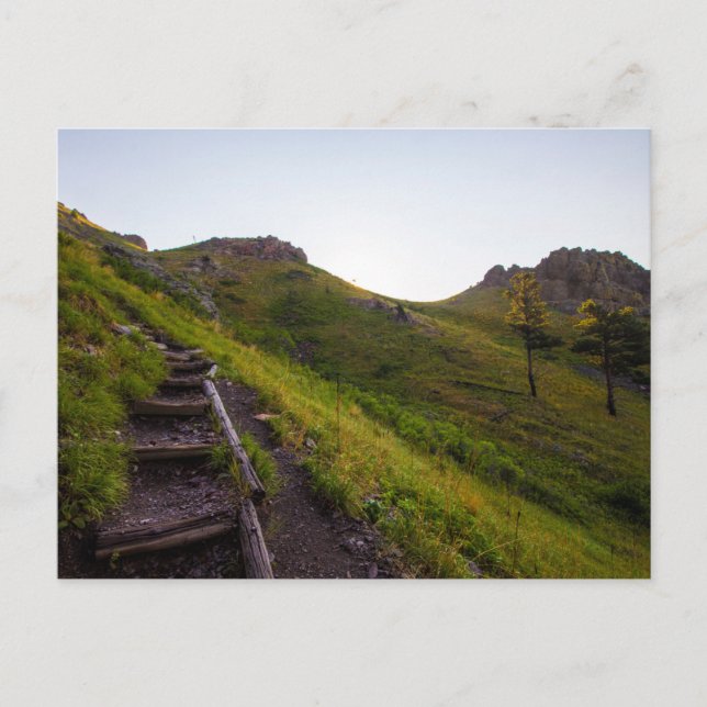 Trail at Bear Butte State Park, South Dakota Vykort (Framsida)