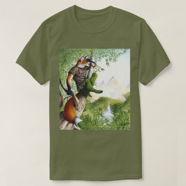 Trail Blasing Fox t-shirt (Design framsida)