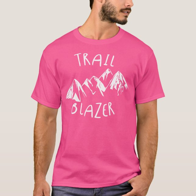 Trail Blazer Hiking Camping utomhus Äventyr - T Shirt (Framsida)