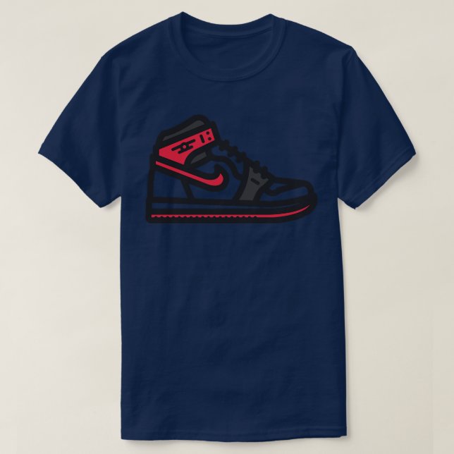 Trail Blazers Basketball Sneakers T Shirt (Design framsida)