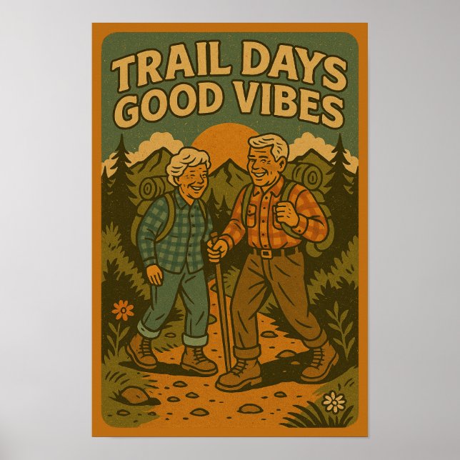 Trail Days Good Vibes Poster (Framsidan)
