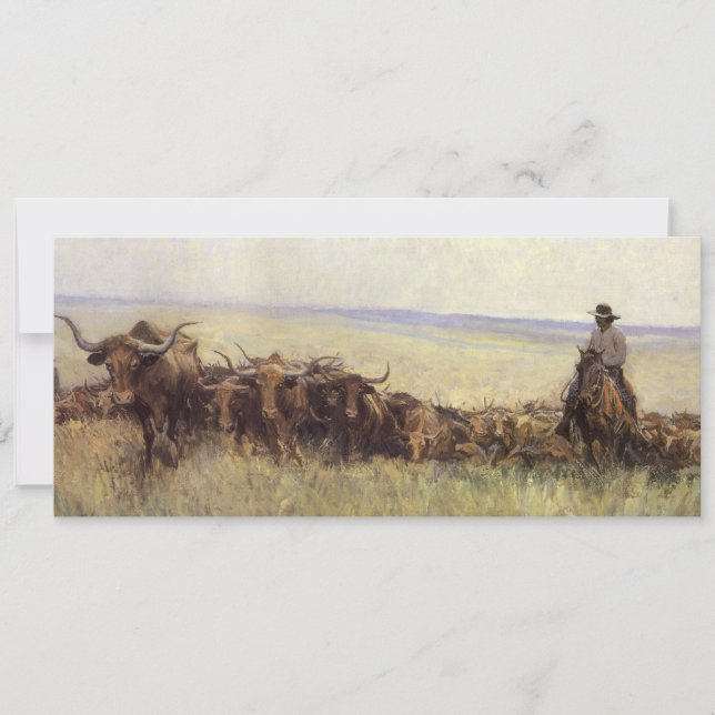 Trail Herd to Wyoming av WHD Koerner (Framsida)