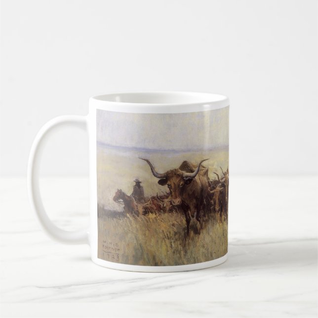 Trail Herd to Wyoming by WHD Koerner Kaffemugg (Vänster)