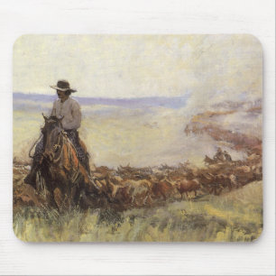 Trail Herd to Wyoming by WHD Koerner Musmatta