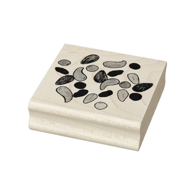 Trail Mix Snack Food Nöt Candy Camp Camping Frimär Stämpel (Stämpel)