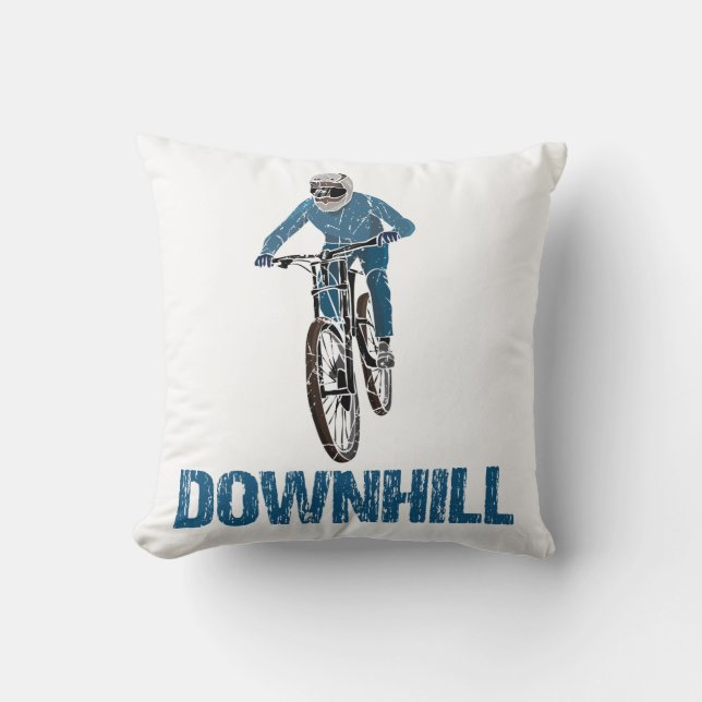 Trail Mountain Biker Downhill Kudde (Framsida)