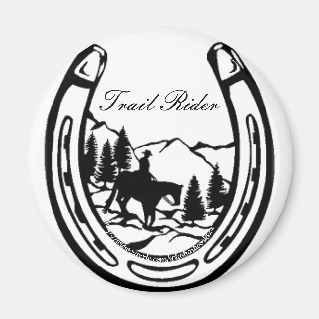 "Trail Rider!" Magnet (Framsidan)