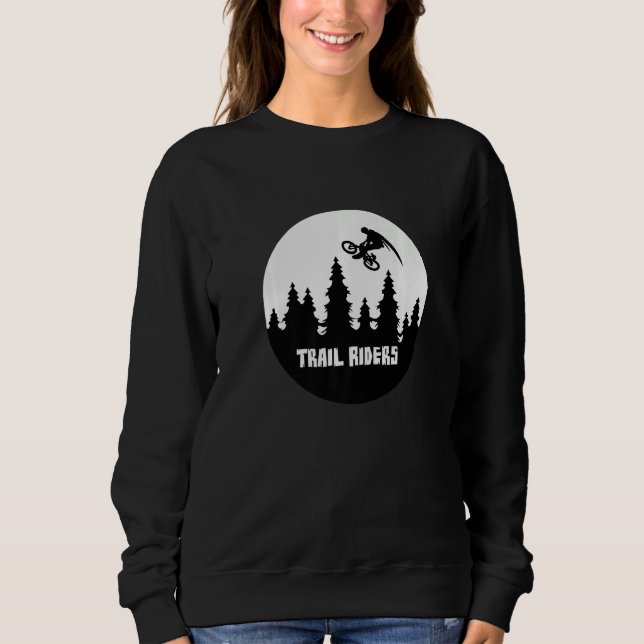 Trail Riders Biking Bicycle BMX Stunt Dirt Bike Pr T Shirt (Framsida)