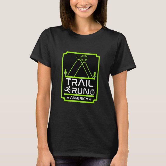 Trail RunAmerica T Shirt (Framsida)