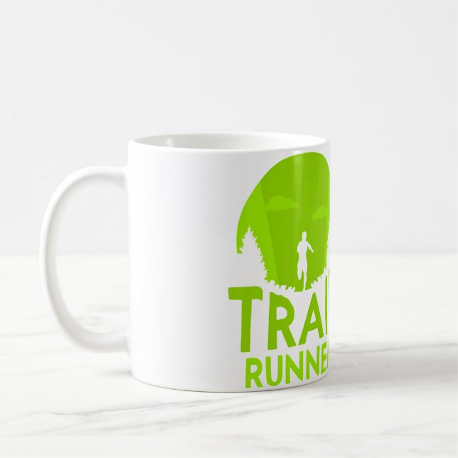 Trail Runner Löpning Löp Stigar Kaffemugg (Vänster)