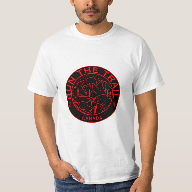 Trail Running Canada T Shirt (Framsida)