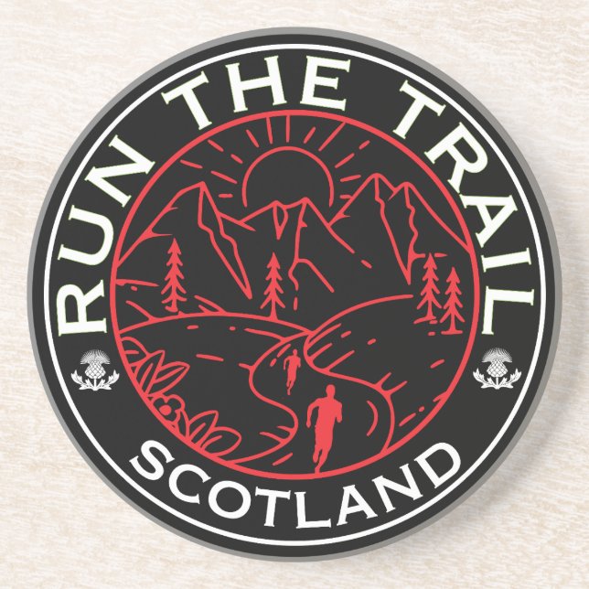 Trail Running Scotland Underlägg (Framsidan)