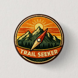 Trail Seeker-märke | Äventyrsutmärkelse för friluf Knapp