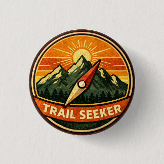 Trail Seeker-märke | Äventyrsutmärkelse för friluf Knapp