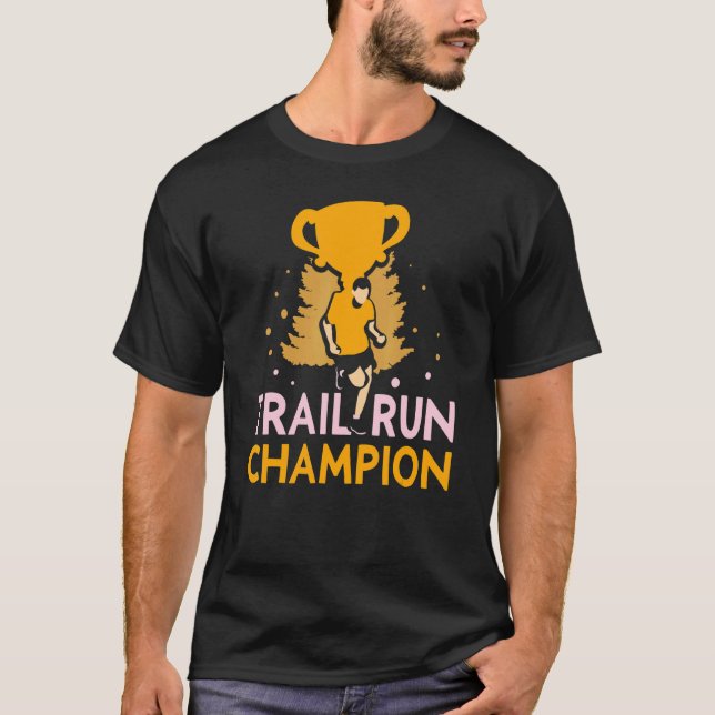 Trail Springa Champion Trails Runils Springer T Shirt (Framsida)