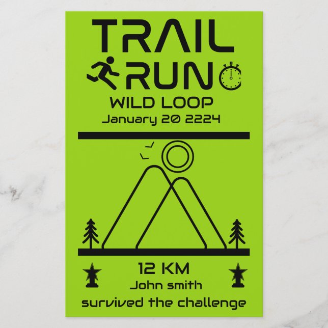 Trail Springa Competition Award (Framsida)