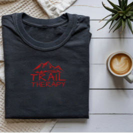 Trail Therapy Minimalistisk Bergsvandring T-Shirt