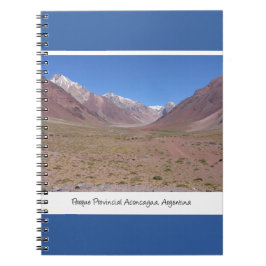 Trail till Aconcagua Mountain, Argentina Anteckningsbok