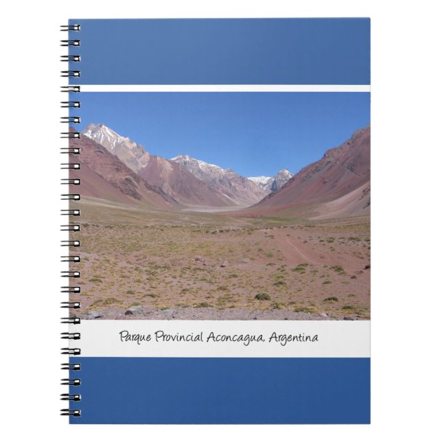 Trail till Aconcagua Mountain, Argentina Anteckningsbok (Framsidan)